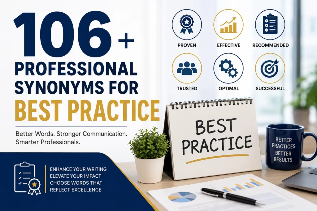 106+ Professional Synonyms for Best Practice