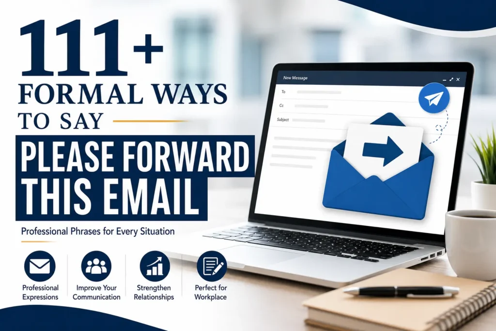 111+ Formal Ways to Say Please Forward This Email