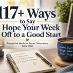 117+ Ways to Say I Hope Your Week Is Off to a Good Start