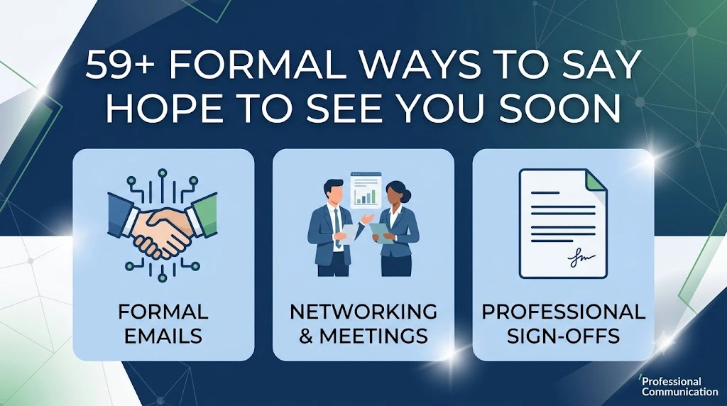 59+ Formal Ways to Say Hope to See You Soon