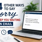 64 Other Ways to Say Sorry to Keep You Waiting in an Email