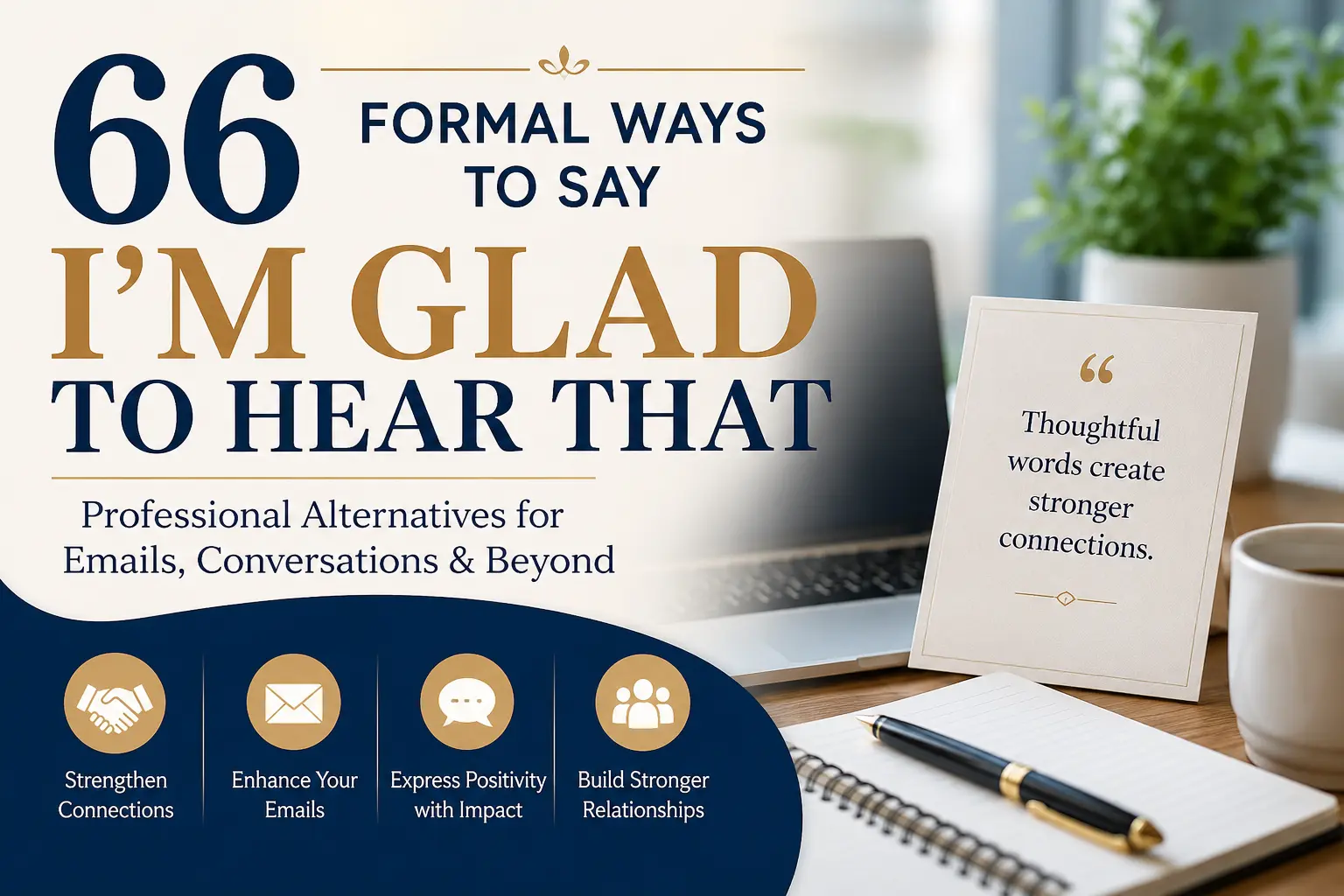 66 Formal Ways to Say I’m Glad to Hear That