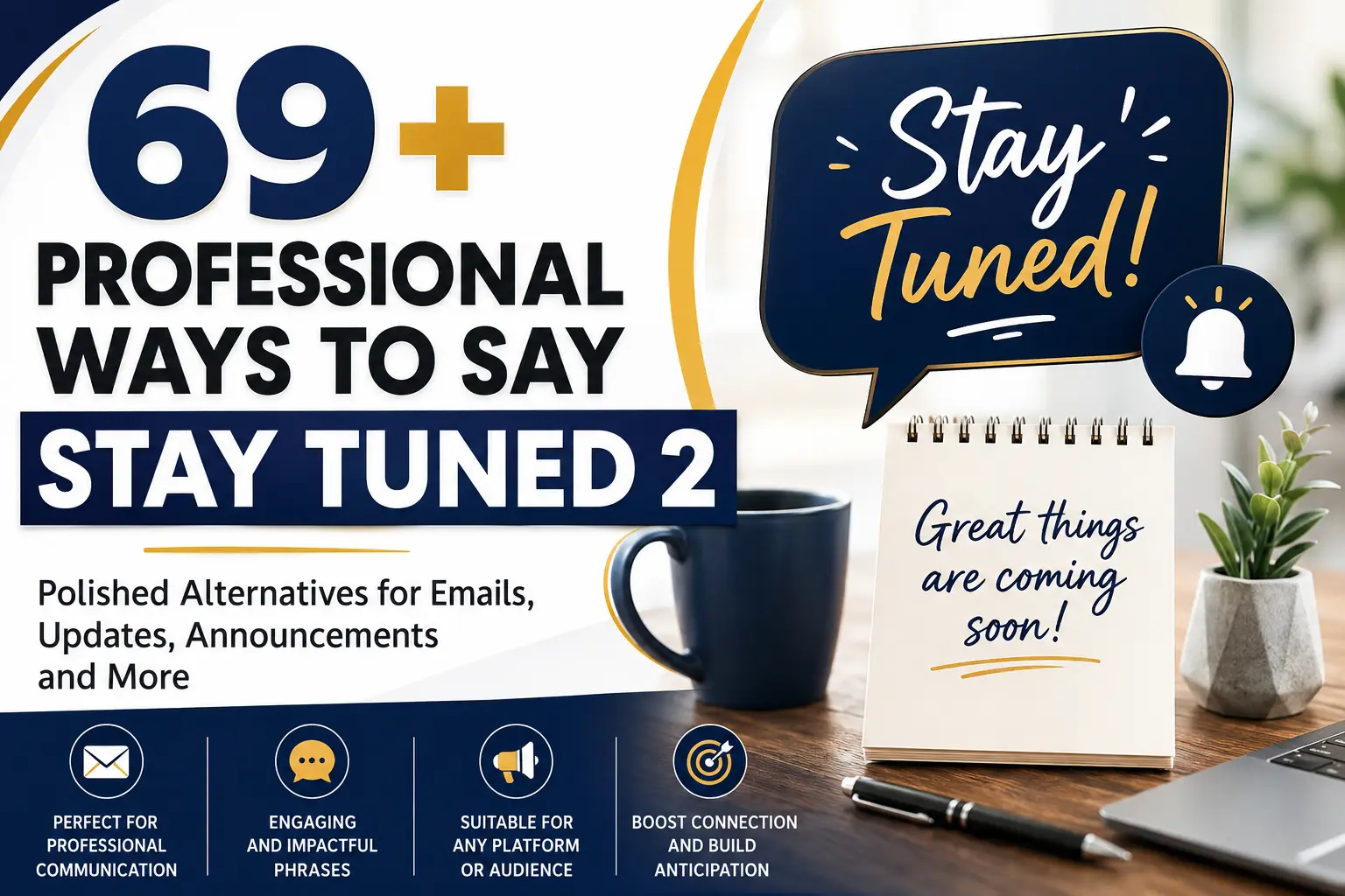 69+ Professional Ways to Say Stay Tuned 2