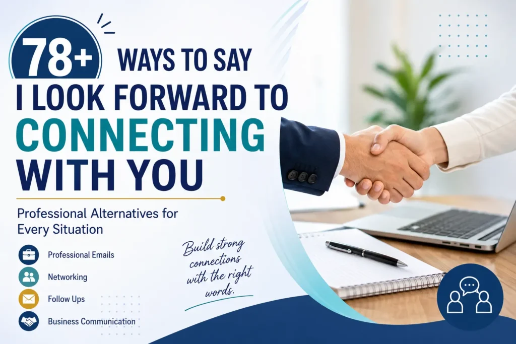 78+ Ways to Say I Look Forward to Connecting With You