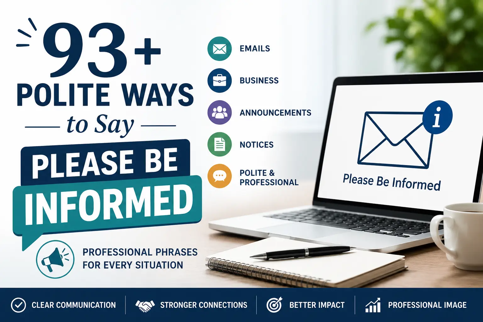 93+ Polite Ways to Say Please Be Informed