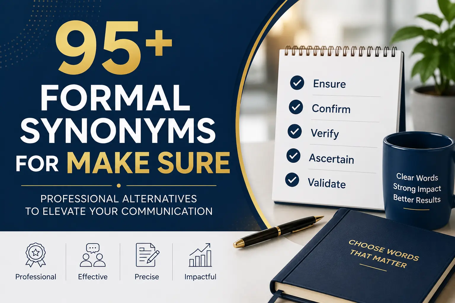95+ Formal Synonyms for Make Sure
