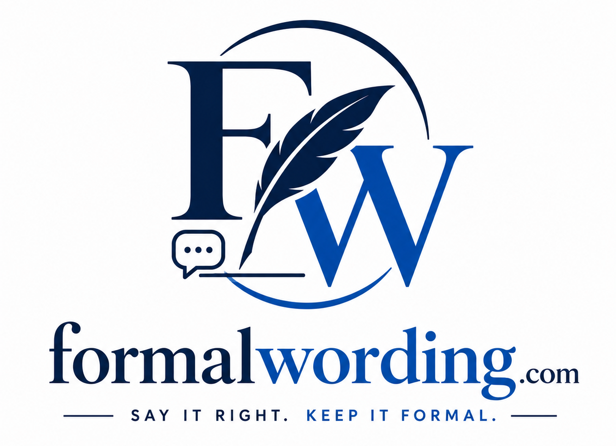 formalwording.com