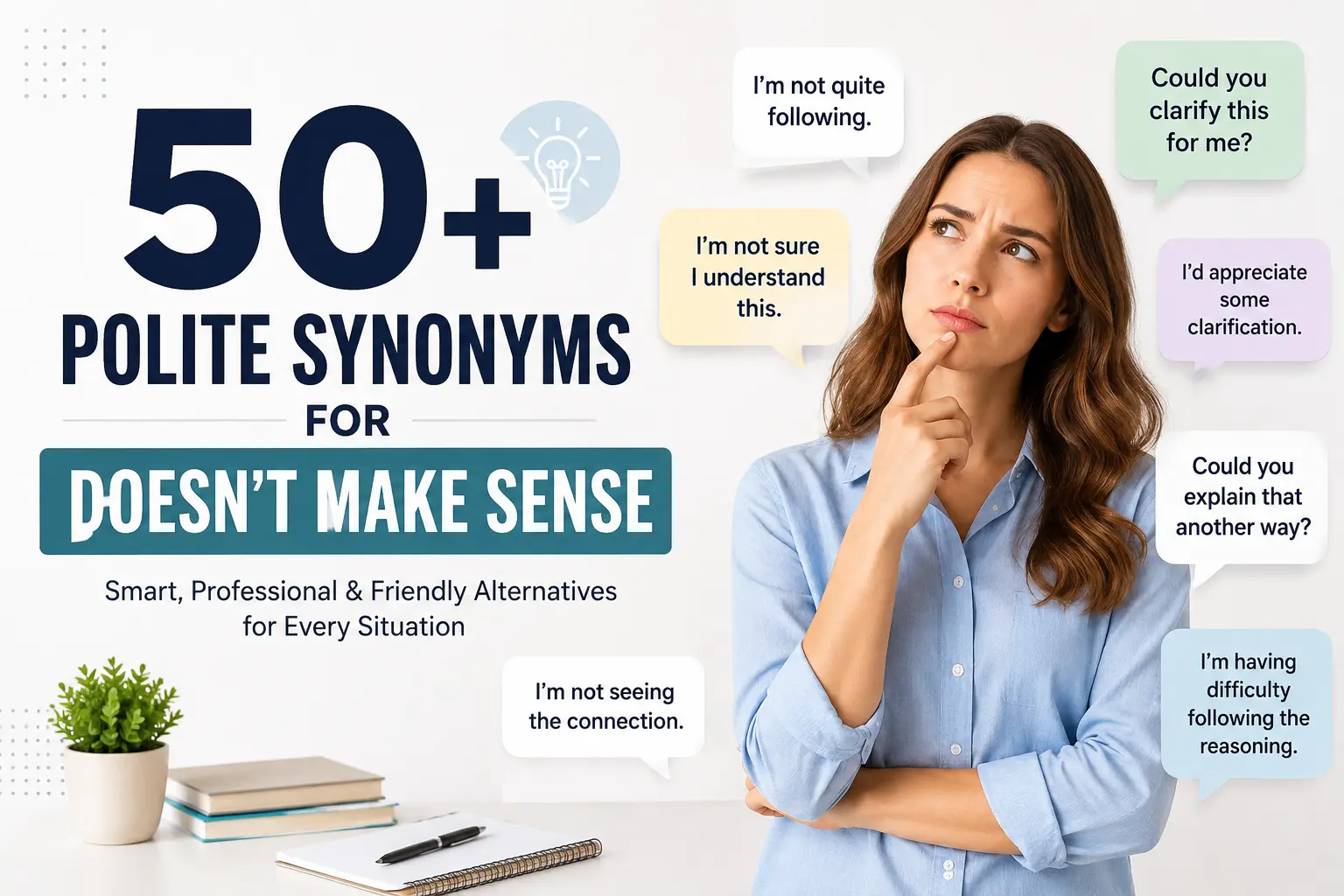 50+ Polite Synonyms for Doesn’t Make Sense