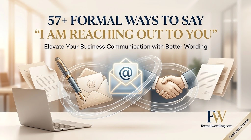 57+ Formal Ways to Say I Am Reaching Out to You