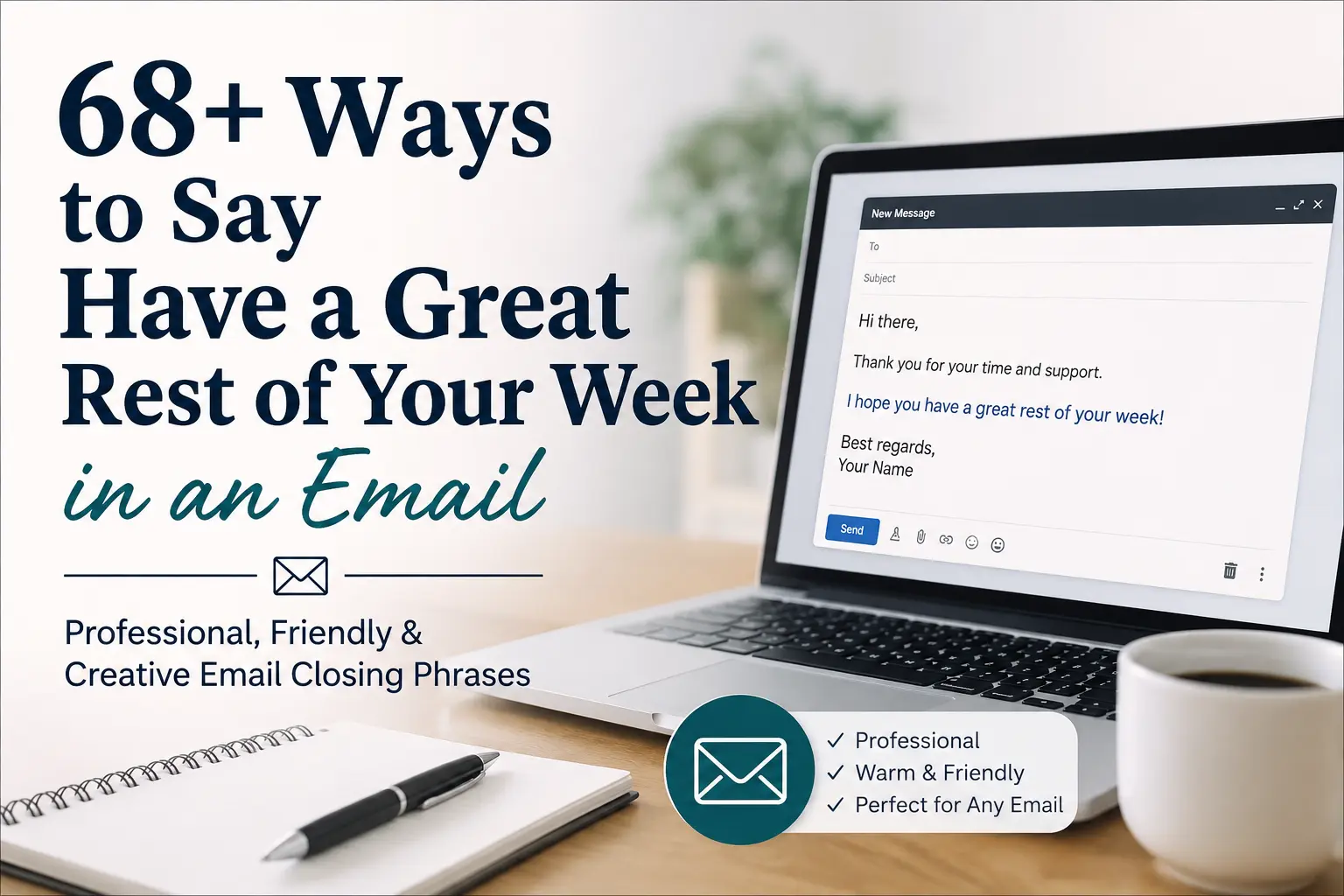 68+ Ways to Say Have a Great Rest of Your Week in an Email