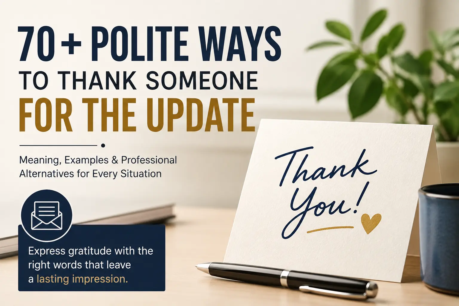 70+ Polite Ways to Thank Someone for the Update