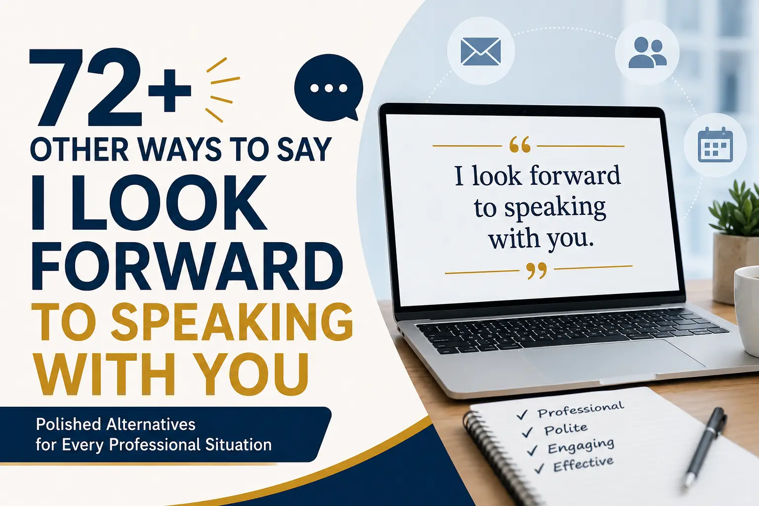 72+ Other Ways to Say I Look Forward to Speaking With You