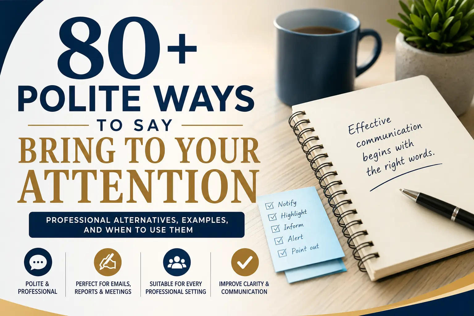 80+ Polite Ways to Say Bring to Your Attention
