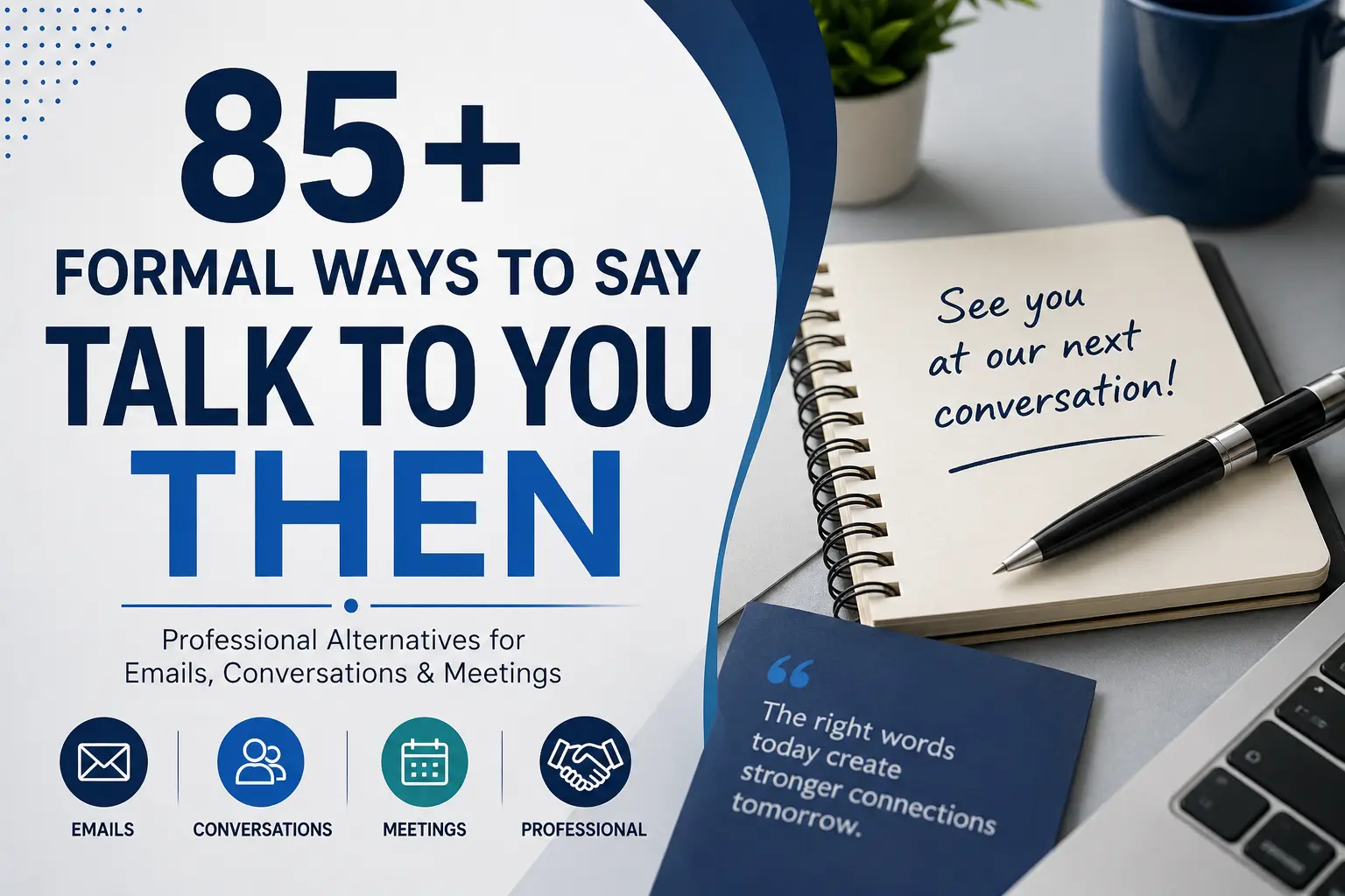 85+ Formal Ways to Say Talk to You Then