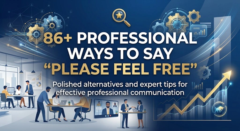 86+ Professional Ways to Say Please Feel Free