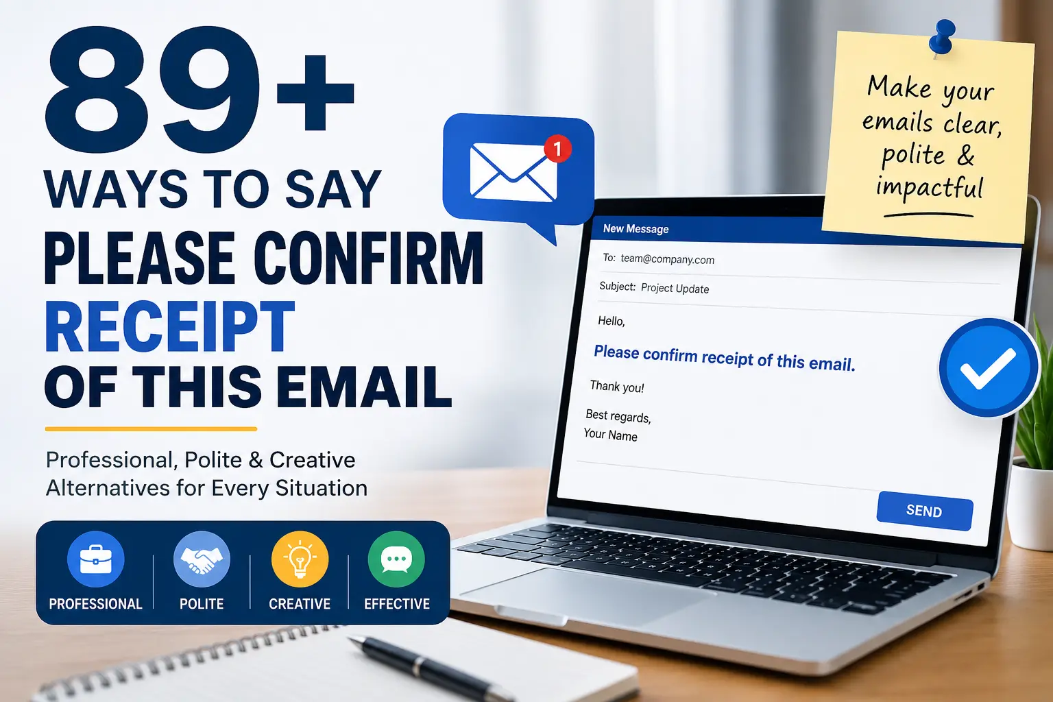 89+ Ways to Say Please Confirm Receipt of This Email