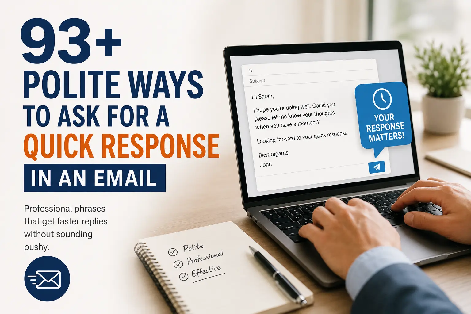 93+ Polite Ways to Ask for a Quick Response in an Email