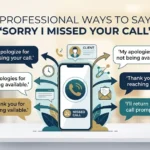 94+ Professional Ways to Say Sorry I Missed Your Call