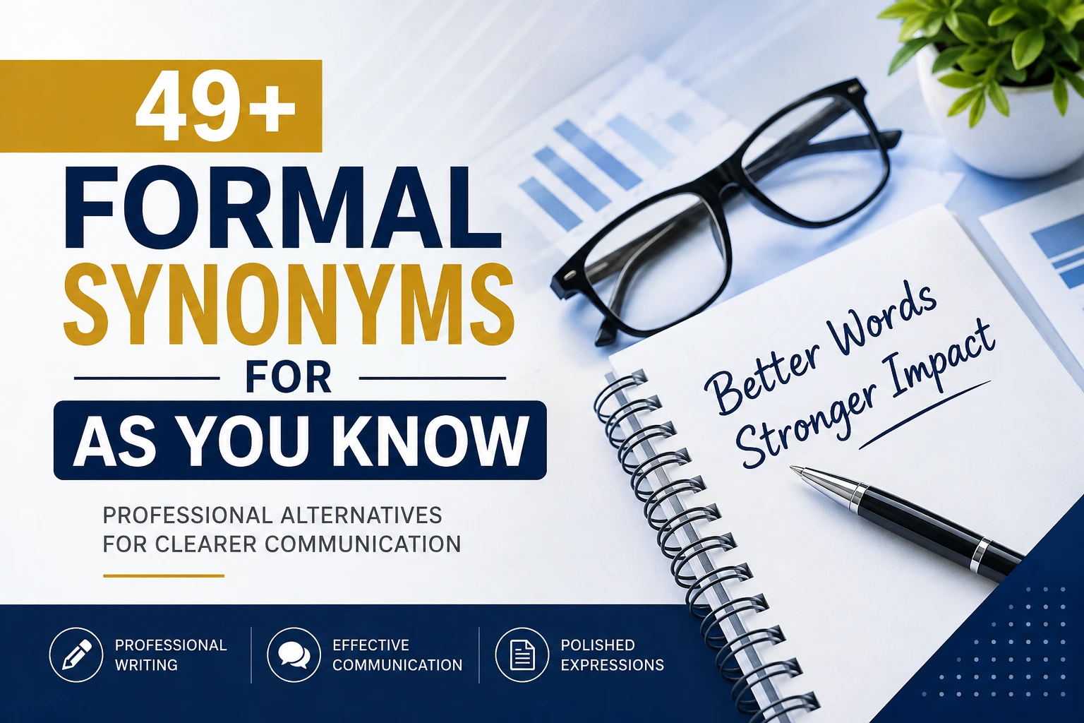 formal synonyms for as you know
