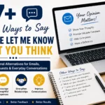 polite ways to say please let me know what you think