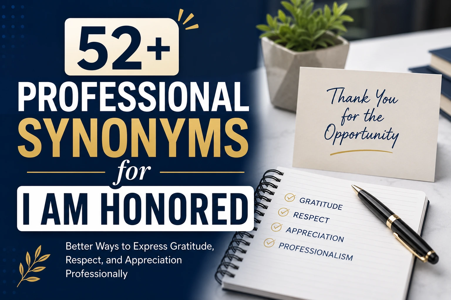 professional synonyms for i am honored