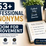 professional synonyms for room for improvement